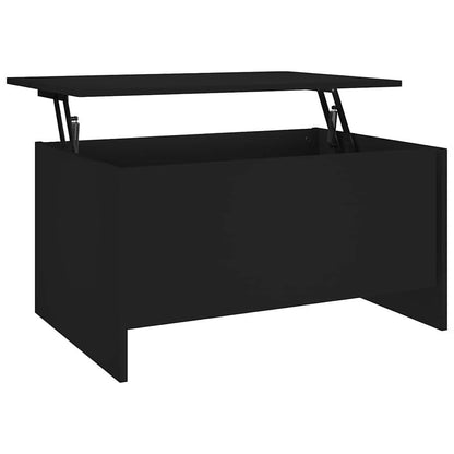 Couchtisch Schwarz 80x55,5x41,5 cm Holzwerkstoff