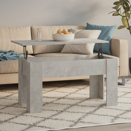 Couchtisch Betongrau 101x49x52 cm Holzwerkstoff