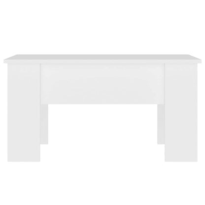 Couchtisch Weiß 79x49x41 cm Holzwerkstoff