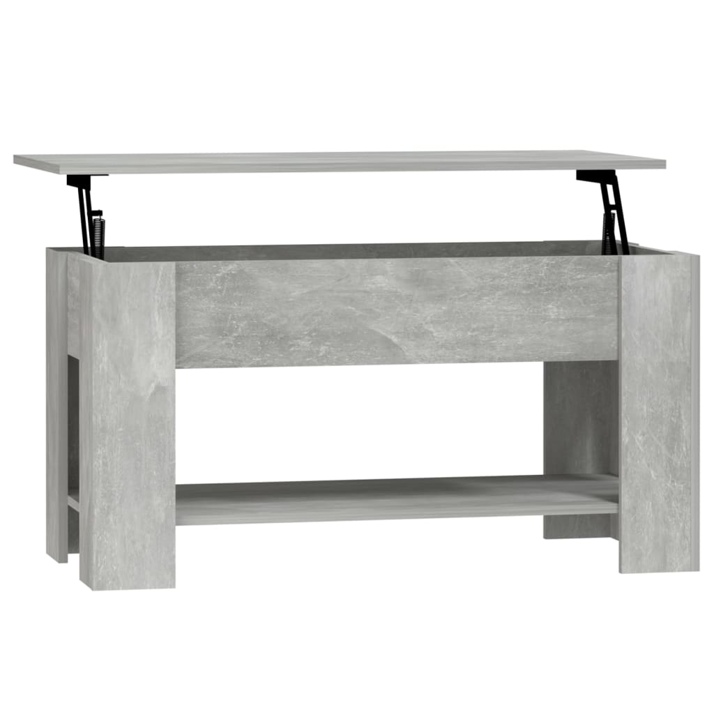 Couchtisch Betongrau 101x49x52 cm Holzwerkstoff