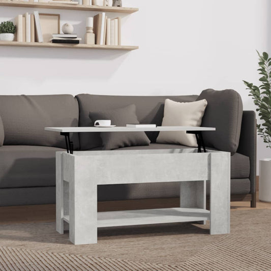 Couchtisch Betongrau 101x49x52 cm Holzwerkstoff