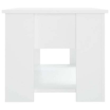 Couchtisch Weiß 79x49x41 cm Holzwerkstoff
