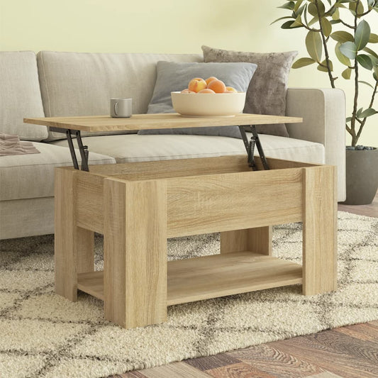 Table basse chêne Sonoma 79x49x41 cm matériau bois