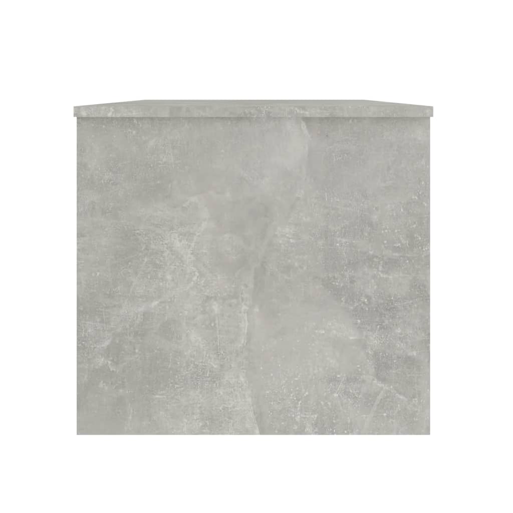 Table basse en béton gris 102x50,5x46,5 cm en bois