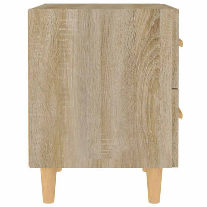 Nachttische 2 Stk. Sonoma-Eiche 40x35x47,5 cm