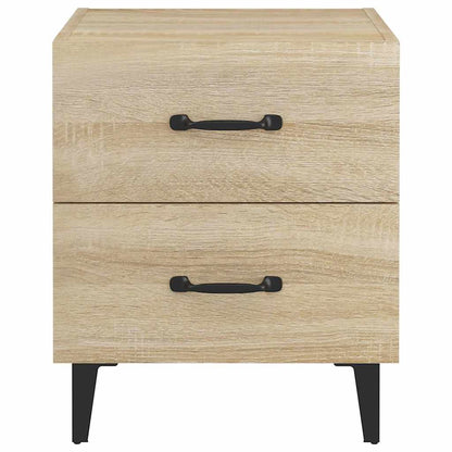 Nachttische 2 Stk. Sonoma-Eiche 40x35x47,5 cm