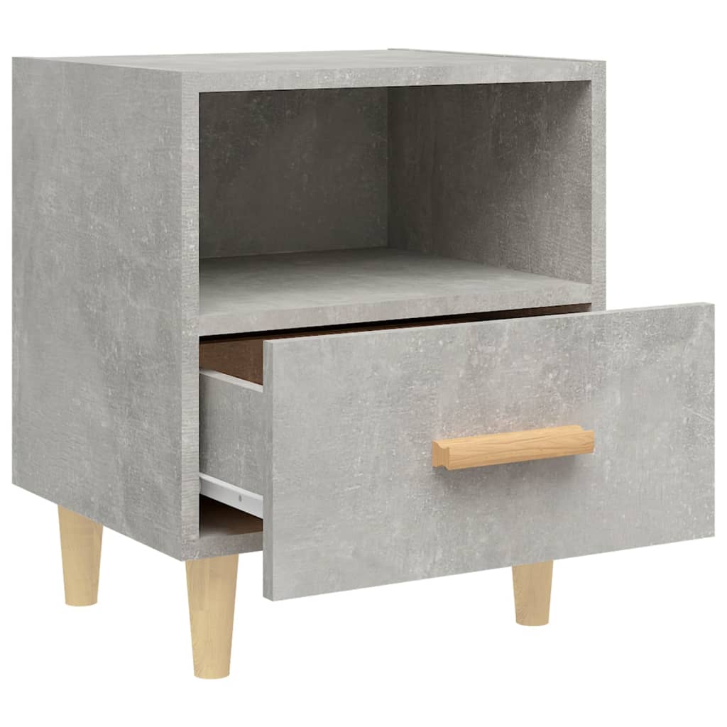 Bedside tables 2 pcs. Concrete grey 40x35x47 cm