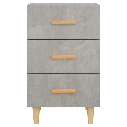 Nachttisch Betongrau 40x40x66 cm Holzwerkstoff