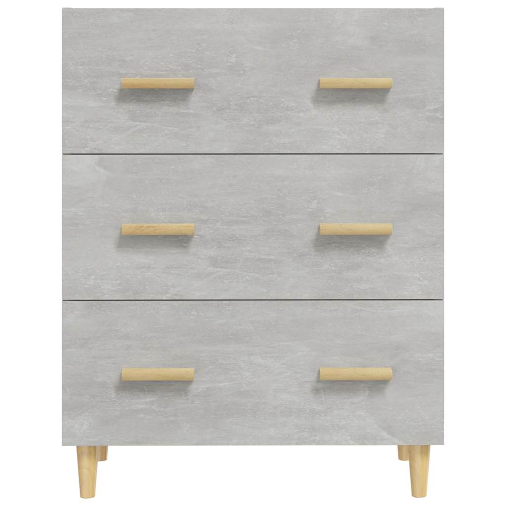 Sideboard Betongrau 70x34x90 cm Holzwerkstoff
