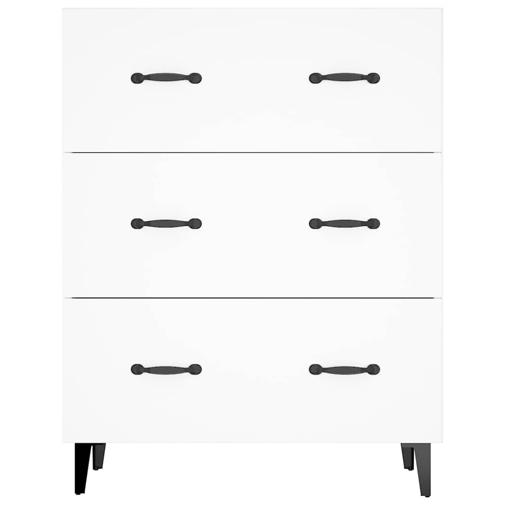 Sideboard Weiß 69,5x34x90 cm Holzwerkstoff