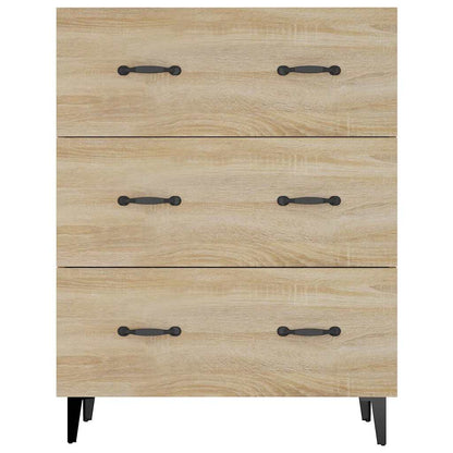 Sideboard Sonoma-Eiche 69,5x34x90 cm Holzwerkstoff