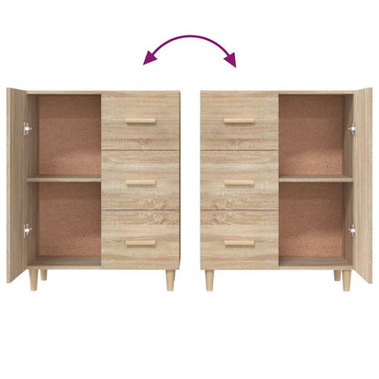 Sideboard Sonoma-Eiche 69,5x34x90 cm Holzwerkstoff