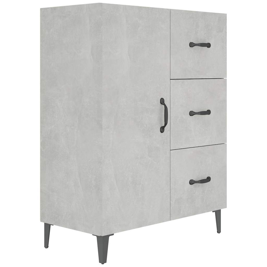 Sideboard Betongrau 69,5x34x90 cm Holzwerkstoff
