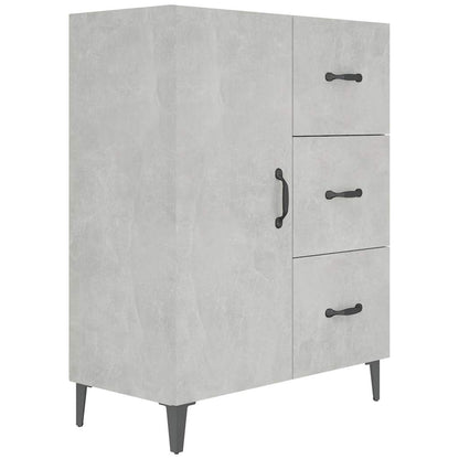 Sideboard Betongrau 69,5x34x90 cm Holzwerkstoff