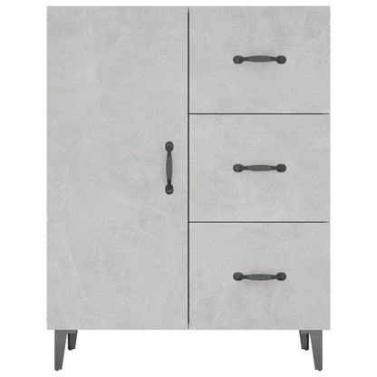 Sideboard Betongrau 69,5x34x90 cm Holzwerkstoff