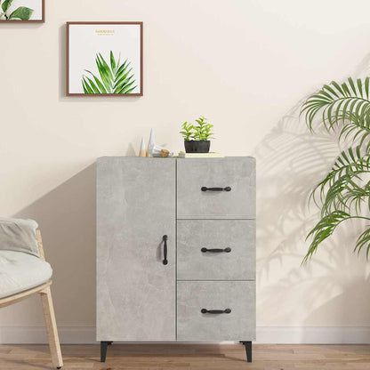 Sideboard Betongrau 69,5x34x90 cm Holzwerkstoff