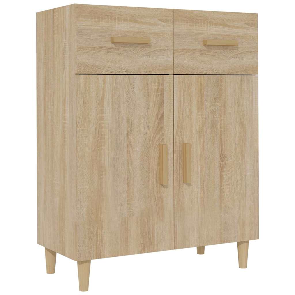 Sideboard Sonoma-Eiche 69,5x34x89 cm Holzwerkstoff