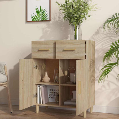 Sideboard Sonoma-Eiche 69,5x34x89 cm Holzwerkstoff