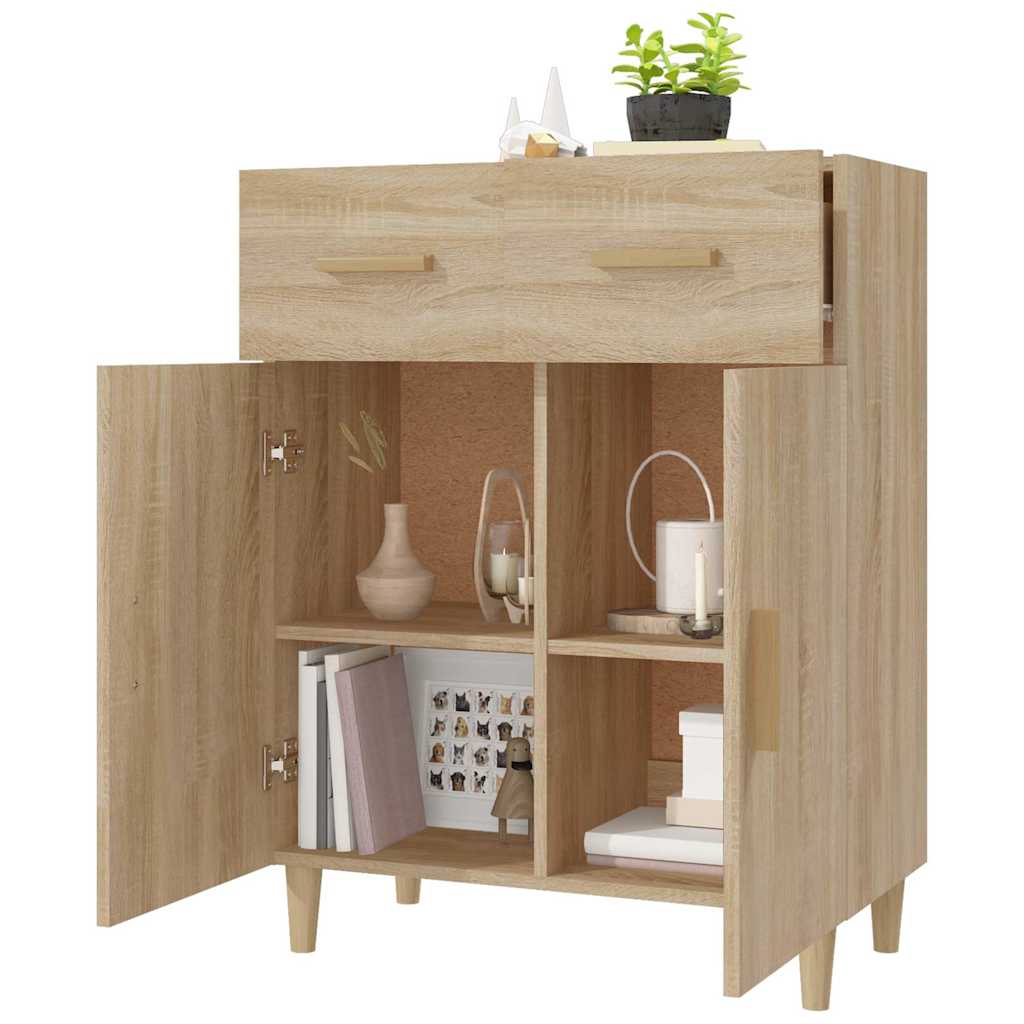 Sideboard Sonoma-Eiche 69,5x34x89 cm Holzwerkstoff