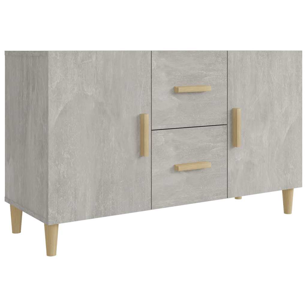 Sideboard Betongrau 100x36x60 cm Holzwerkstoff
