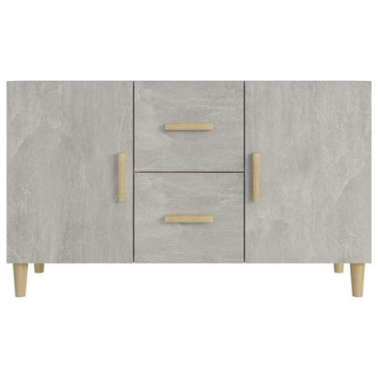 Sideboard Betongrau 100x36x60 cm Holzwerkstoff