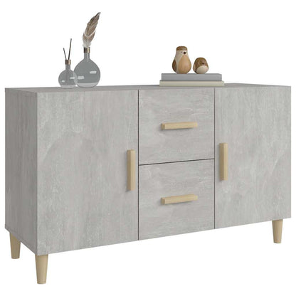 Sideboard Betongrau 100x36x60 cm Holzwerkstoff