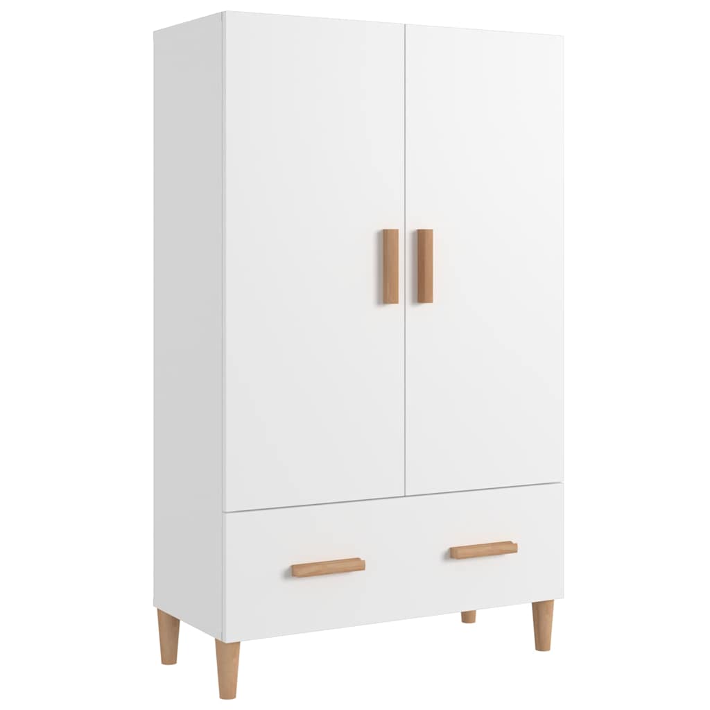 Highboard Weiß 70x31x115 cm Holzwerkstoff