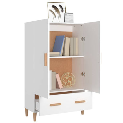 Highboard Weiß 70x31x115 cm Holzwerkstoff