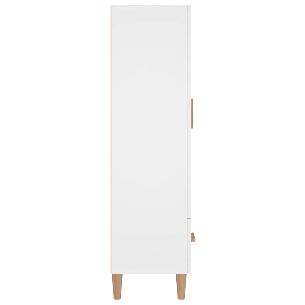 Highboard Weiß 70x31x115 cm Holzwerkstoff