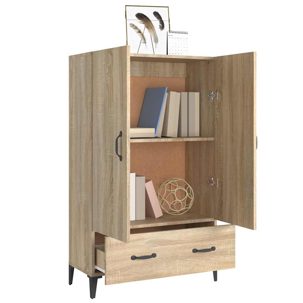 Highboard Sonoma-Eiche 70x31x115 cm Holzwerkstoff