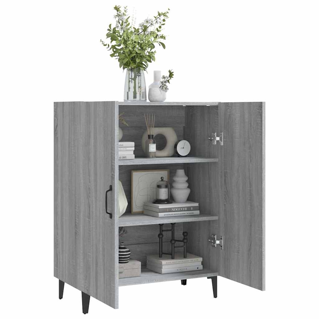 Sideboard Grau Sonoma 70x34x90 cm Holzwerkstoff