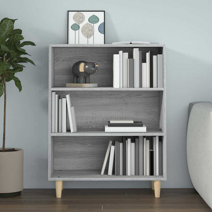 Sideboard Grau Sonoma 69,5x32,5x90 cm Holzwerkstoff