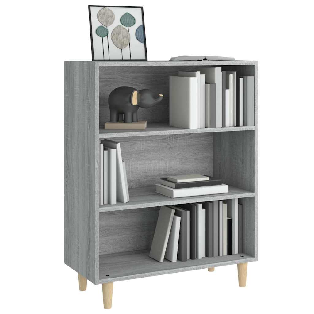 Sideboard Grau Sonoma 69,5x32,5x90 cm Holzwerkstoff