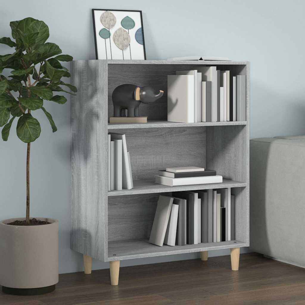 Sideboard Grau Sonoma 69,5x32,5x90 cm Holzwerkstoff