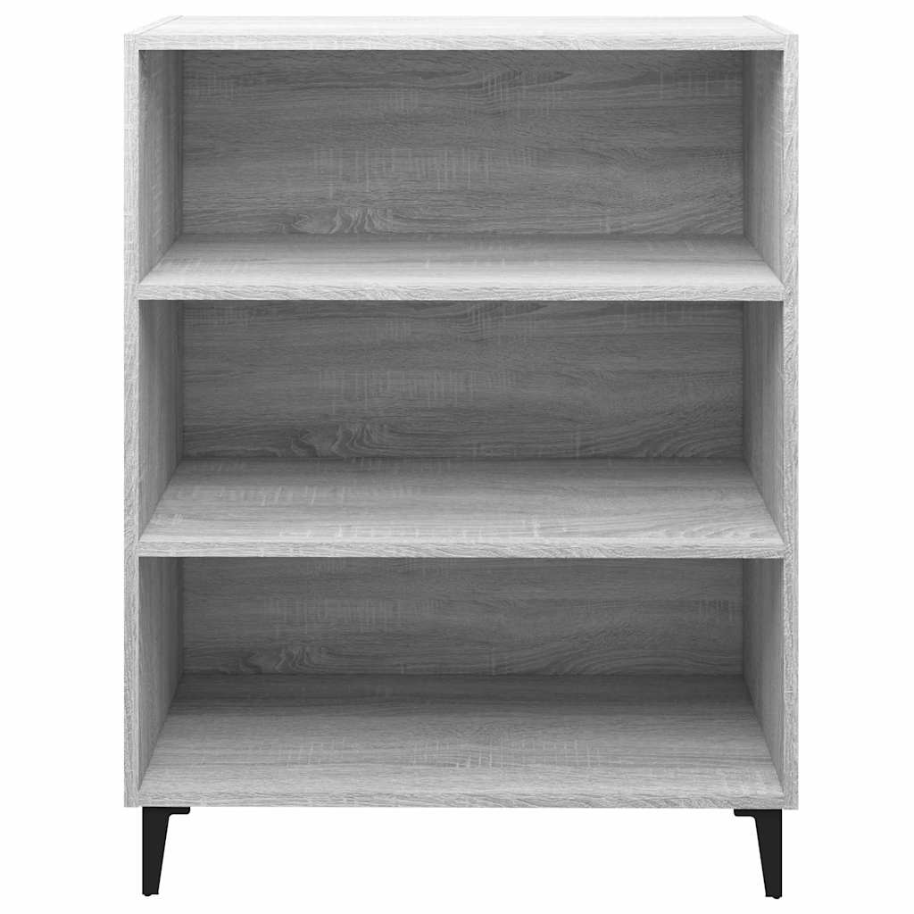Sideboard Grau Sonoma 69,5x32,5x90 cm Holzwerkstoff