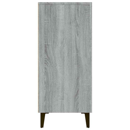 Sideboard Grau Sonoma 90x34x80 cm Holzwerkstoff
