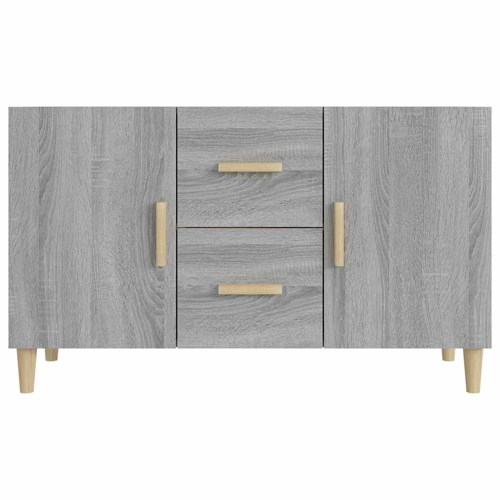 Sideboard Grau Sonoma 100x36x60 cm Holzwerkstoff