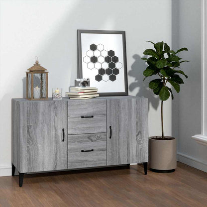 Sideboard Grau Sonoma 100x36x60 cm Holzwerkstoff