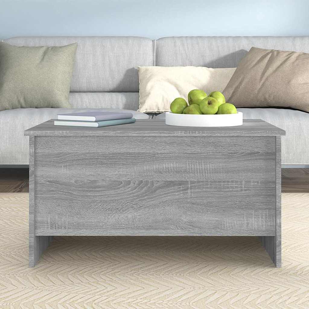 Couchtisch Grau Sonoma 80x55,5x41,5 cm Holzwerkstoff