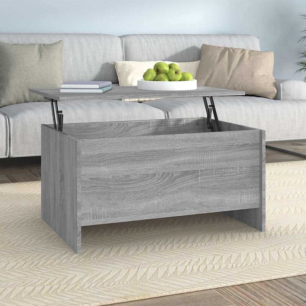Couchtisch Grau Sonoma 80x55,5x41,5 cm Holzwerkstoff