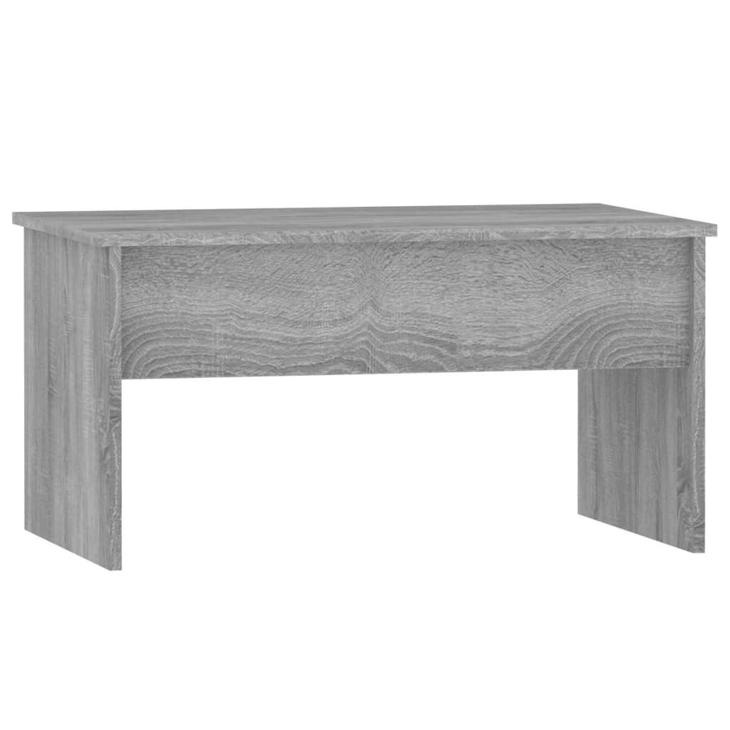 Table basse Sonoma grise 80x50,5x41,5 cm en bois