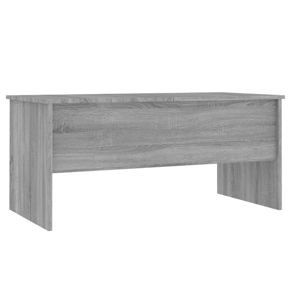 Table basse grise Sonoma 102x50,5x46,5 cm en bois