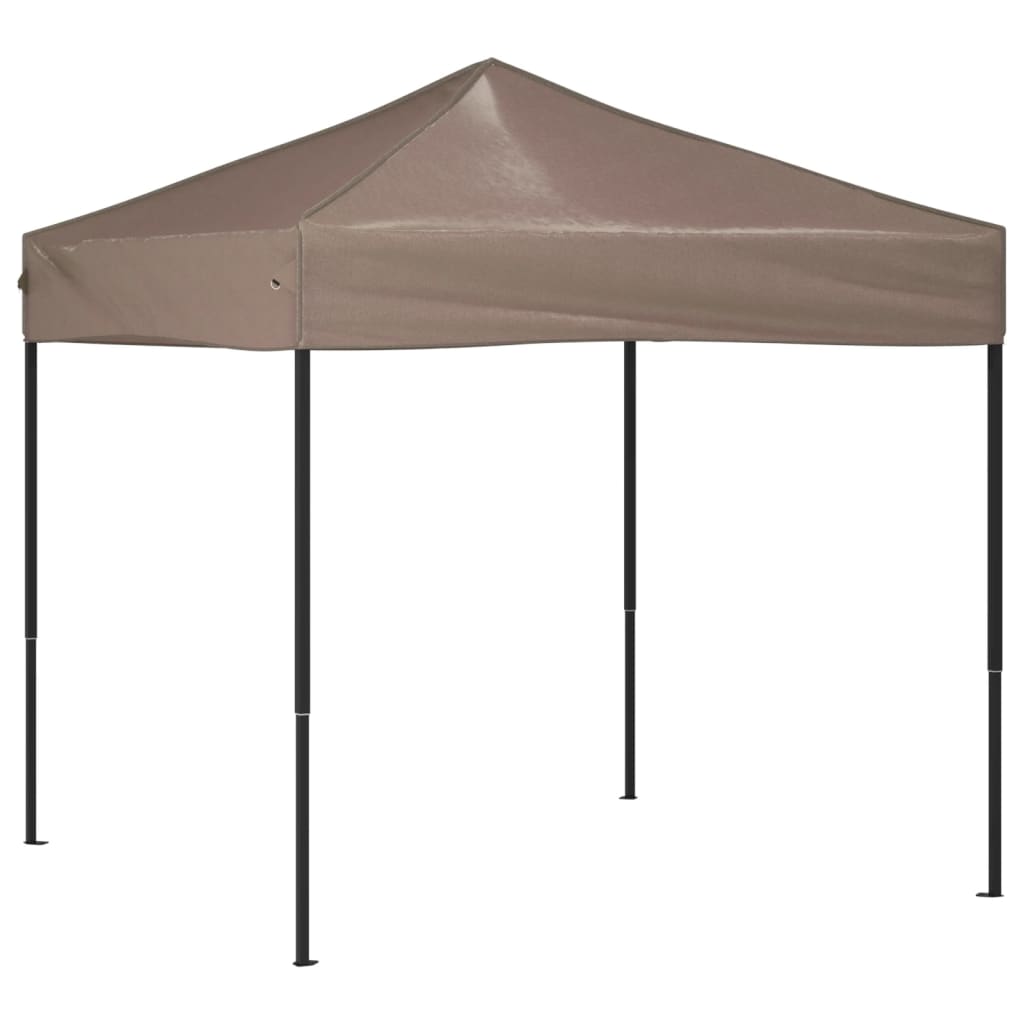 Tente de fête pliable taupe 2x2 m