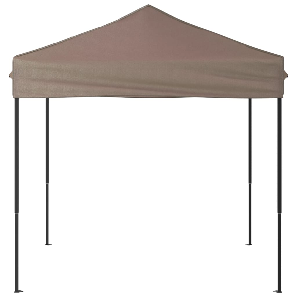 Tente de fête pliable taupe 2x2 m