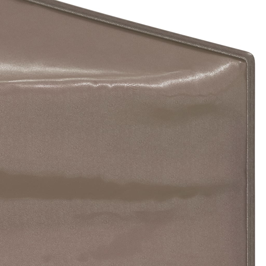 Tente de fête pliable taupe 2x2 m