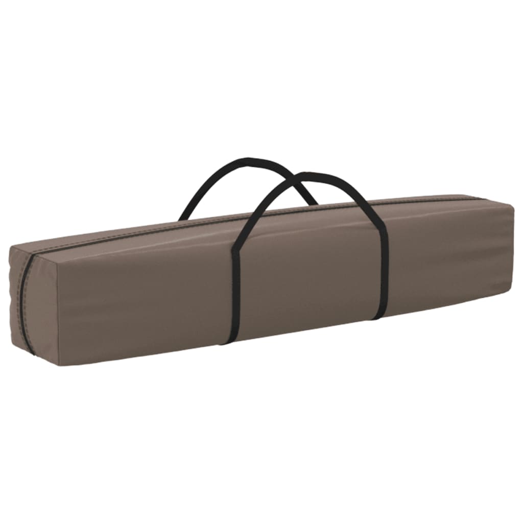 Tente de fête pliable taupe 2x2 m