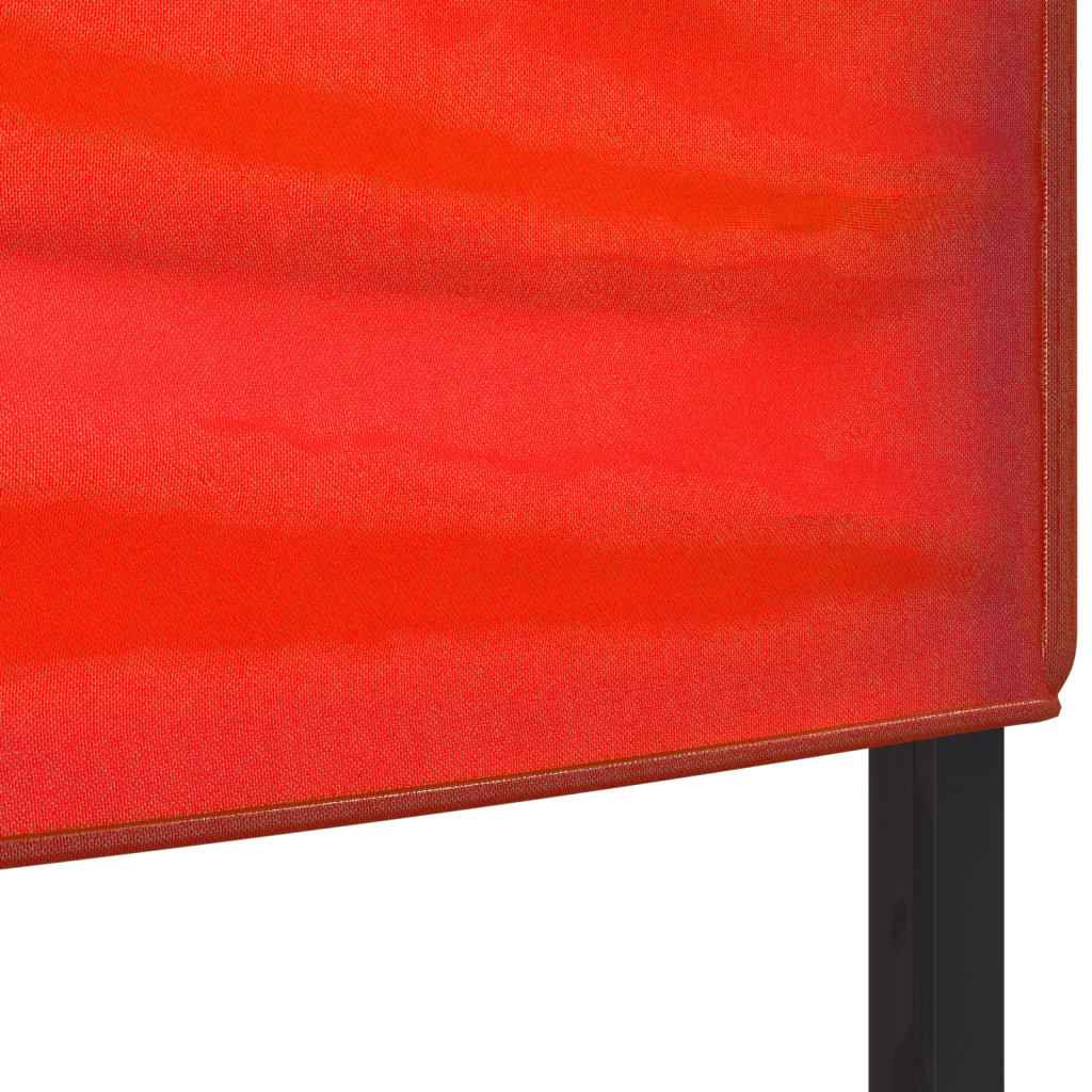 Tente de fête pliable rouge 2x2 m
