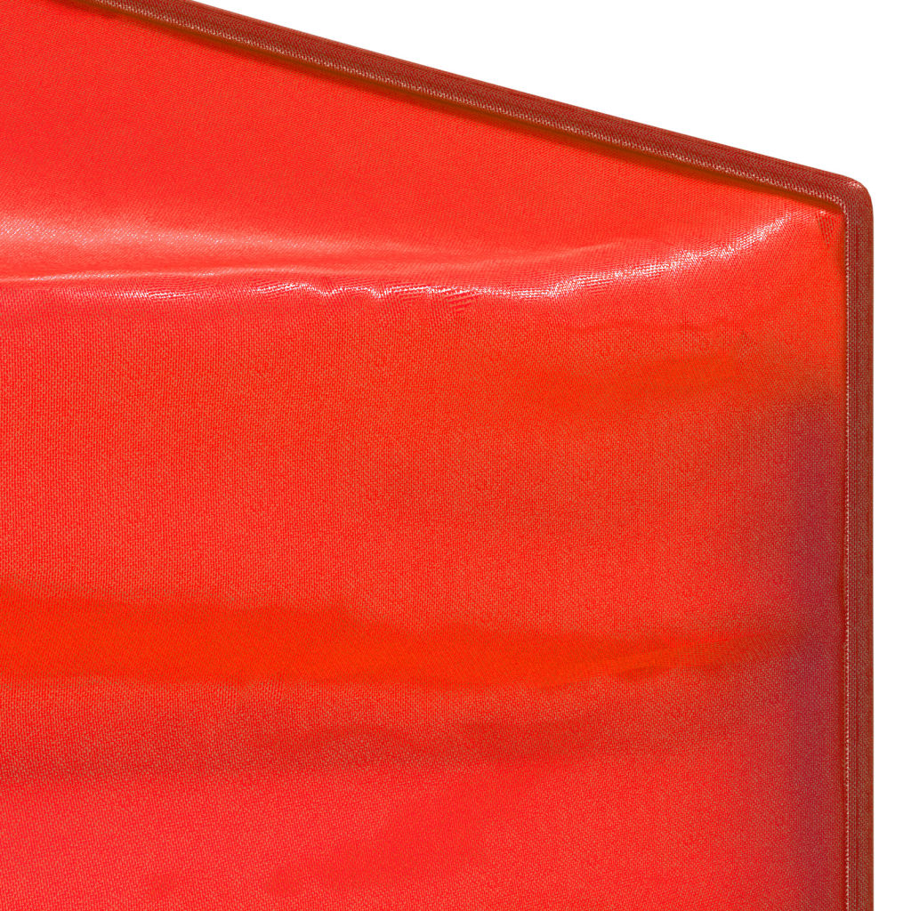 Tente de fête pliable rouge 2x2 m