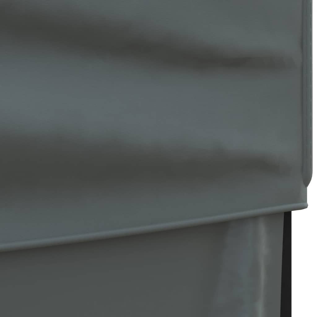 Tente de fête pliable avec parois latérales anthracite 2x2 m