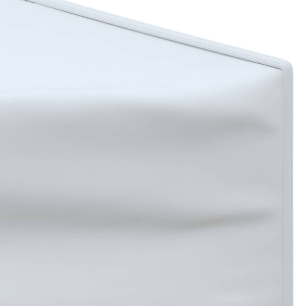 Tente de fête pliable avec parois latérales blanc 2x2 m